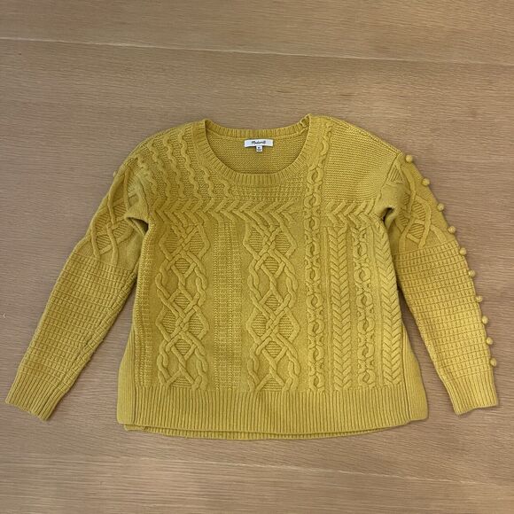Madewell Sweaters - Women's Madewell Size XS Merino Wool Cable Knit Bobble Sweater